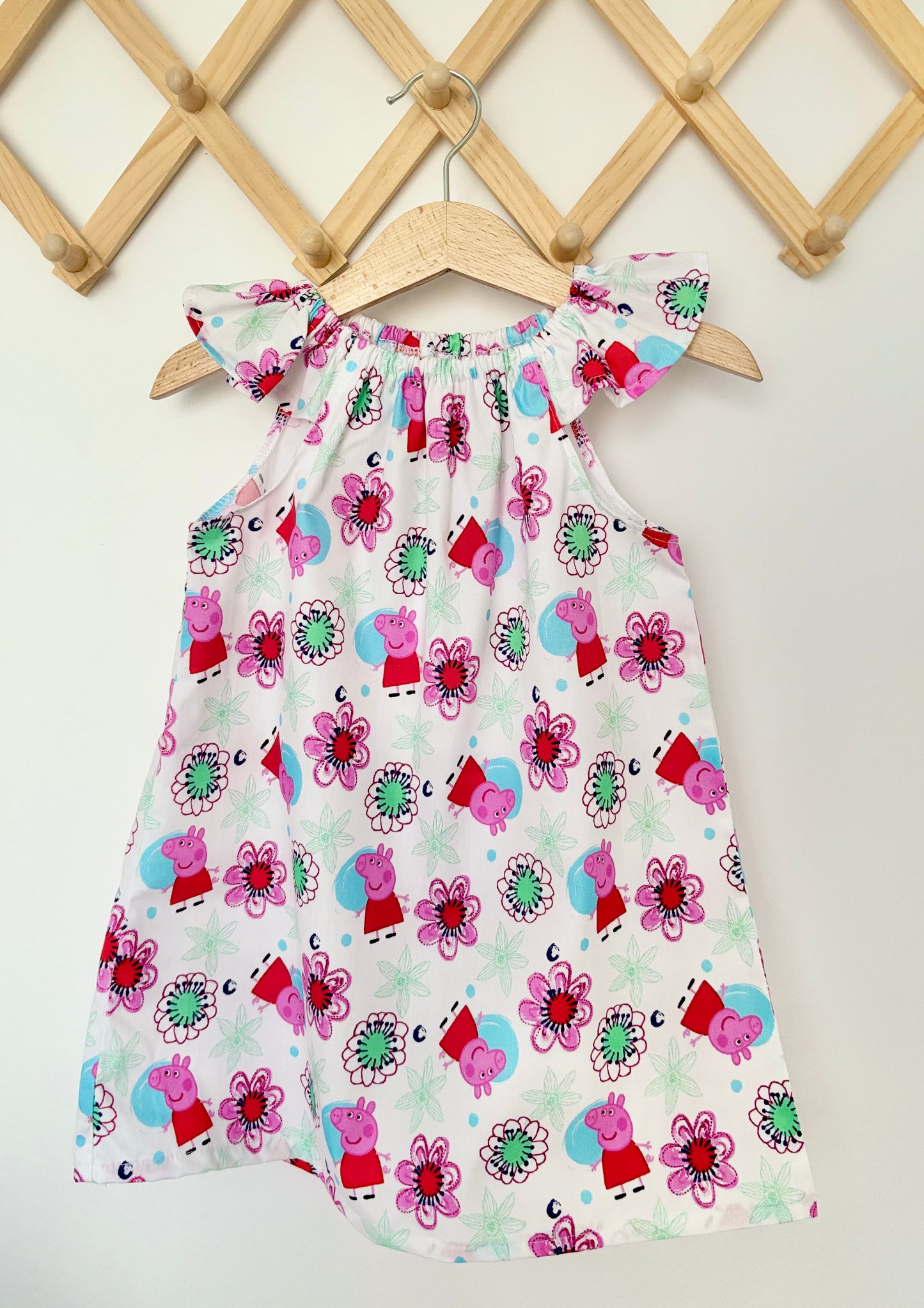 Size 2 - Peppa Pig Flutter Sleeve Dress