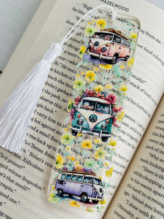 Kombi Floral Bookmark